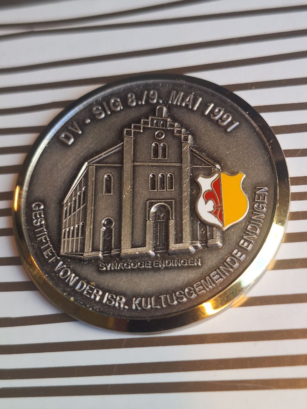 Medaillen: Judaica Medaille Synagoge Endingen – Gebraucht aus Schaffhausen von RicardoSchaffhausen