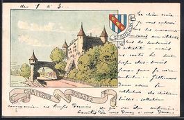 AK Grandson, Chateaux Suisses, 1902