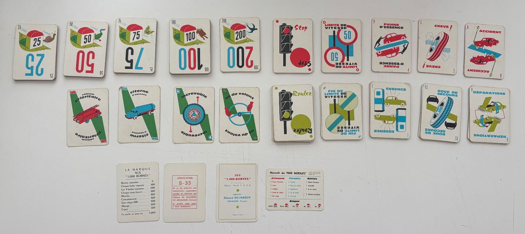 Giochi: Jeu des 1000 Bornes - modèle de 1960 – Usato da Neuchâtel venduto da gefdeneuch 6