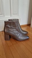 ASH Leder Boots, Farbe Kupfer/shimmery, 5cm Absatz, Gr. 39