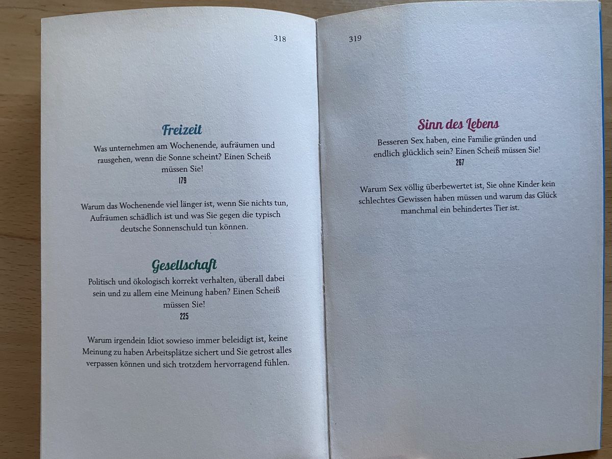 Libri: Einen Scheiss muss ich - Sean Brummel – Usato da Schwarzenburg venduto da Michellu 8