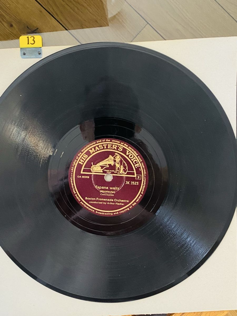 Dischi in vinile: Schellack Platten Sammlung in super schönem Koffer  – Usato da Zürich venduto da Yksniwel 4