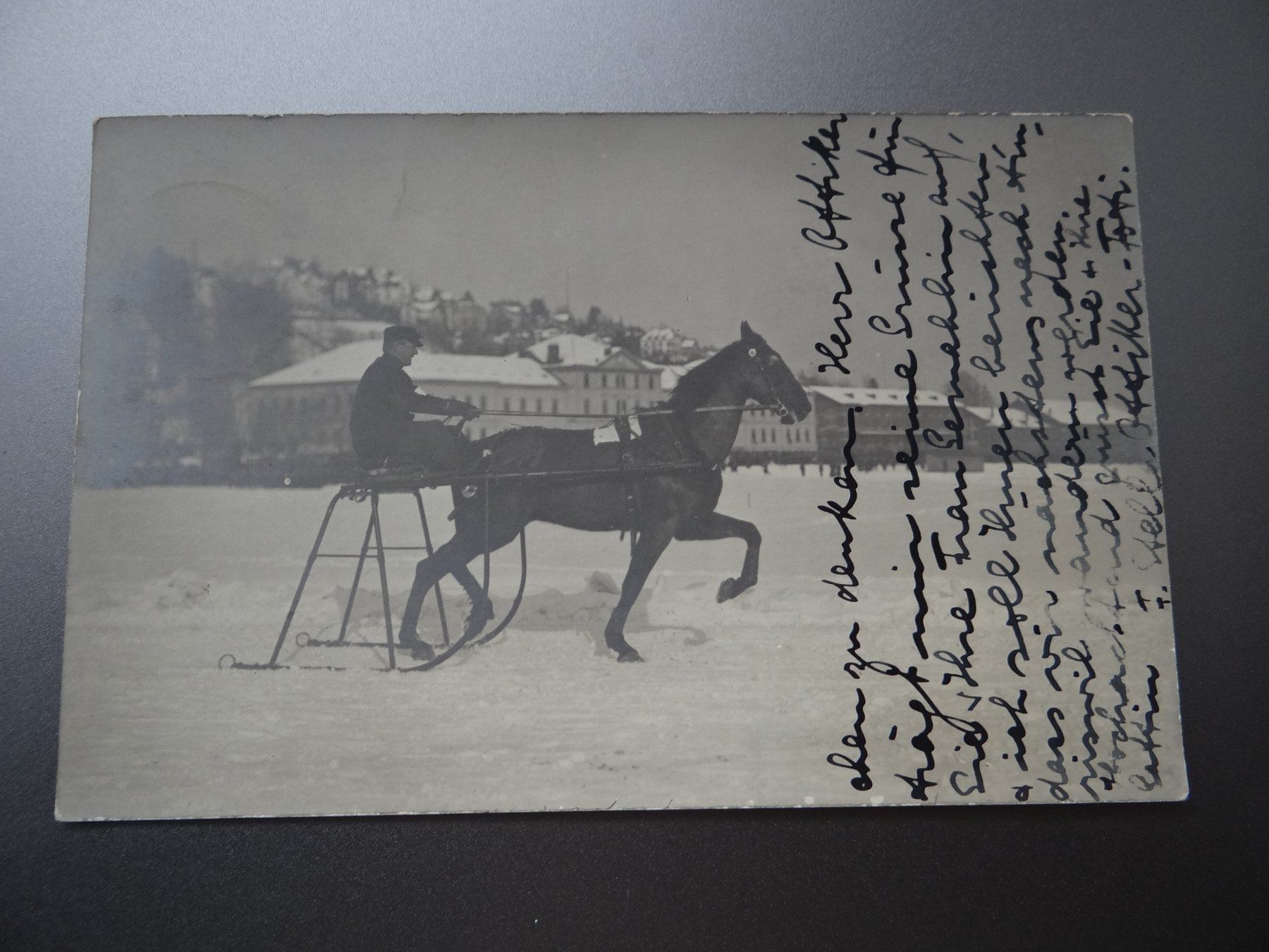 Cartoline postali: Alte Ansichtskarte Pferdeschlitten ab CHF 1.-- – Usato da Kriens venduto da Na4