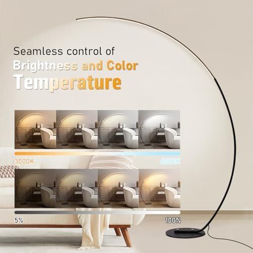 Lampes: Stehlampe Dimmbar Bogenlampe Wohnzimmer 25W Stehleuchte – Neuf avec emballage d'origine à Hundwil par Stallone6 2