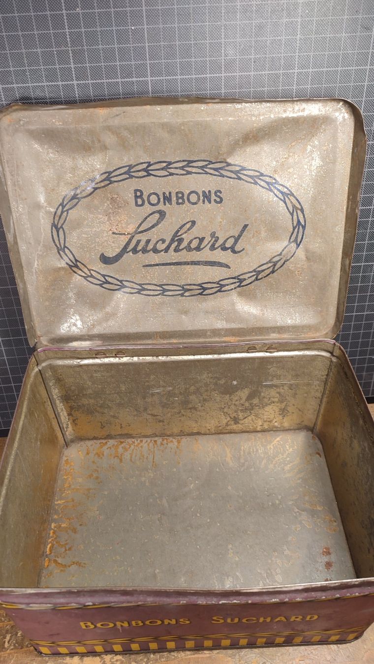 Suchard Barattoli: Wunderschöne alte Blechdose SUCHARD – Usato da Gelterkinden venduto da MYSTOREFORYOU4460 6