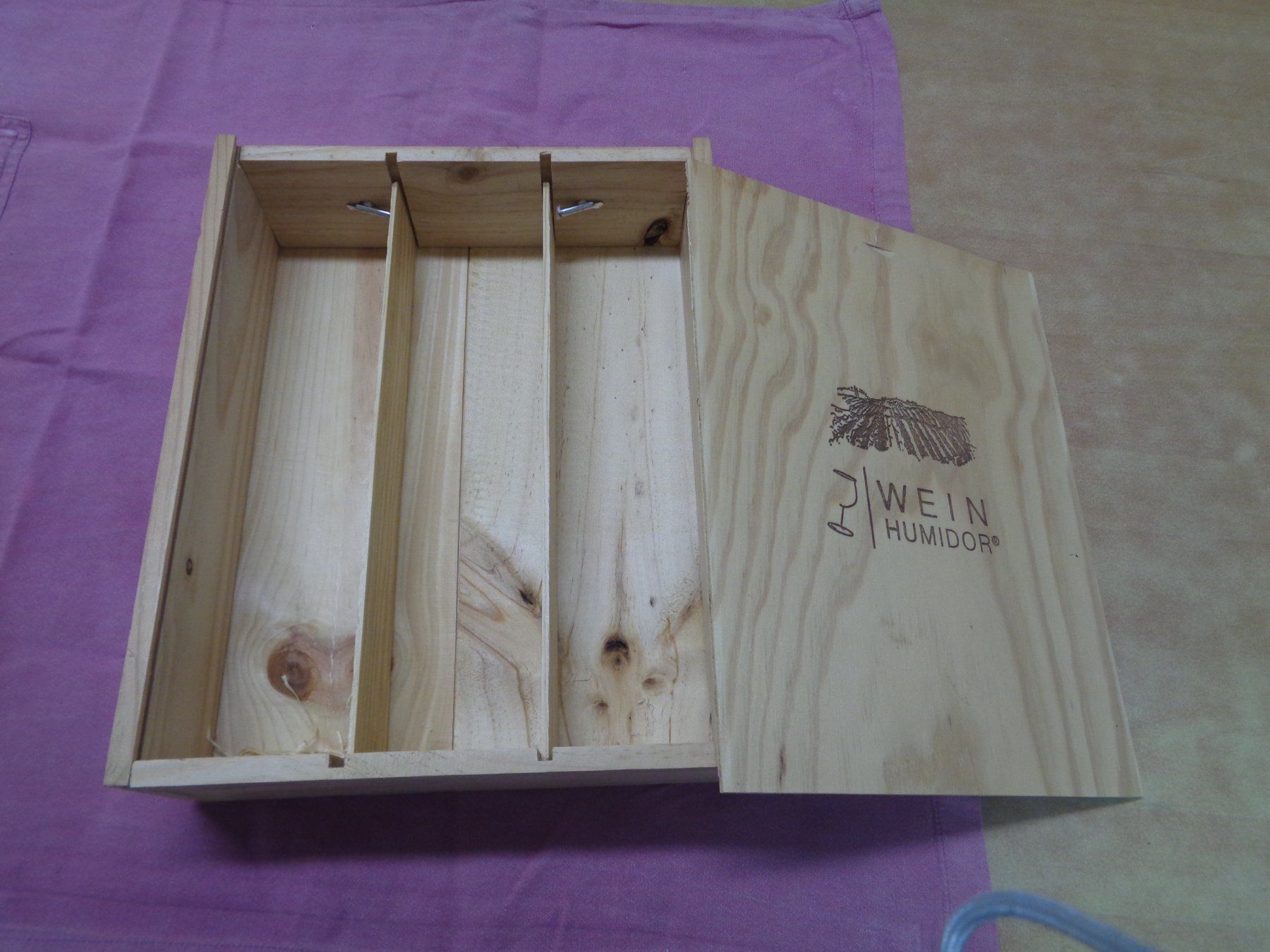 Humidor per sigari: Geschenkkistchen; Wein-Humidore – Nuovo (secondo la descrizione) da Termen venduto da Zofingia01 5