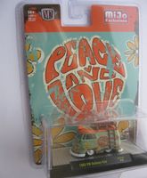 M2 Machines VW Bus 1960 Delivery Van "Peace & Love"  1:64