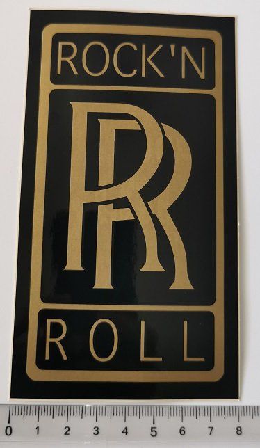 Sticker: Rock 'n' Roll  (Aufkleber, PVC) – Nuovo e nell'imballaggio originale da Wilen b. Wollerau venduto da morethanmusic
