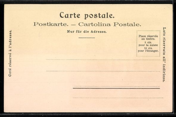 Cartoline postali: Litho Zug, Ortspanorama, Suchard Chocola – Usato da Berlin venduto da bartko-reher 1