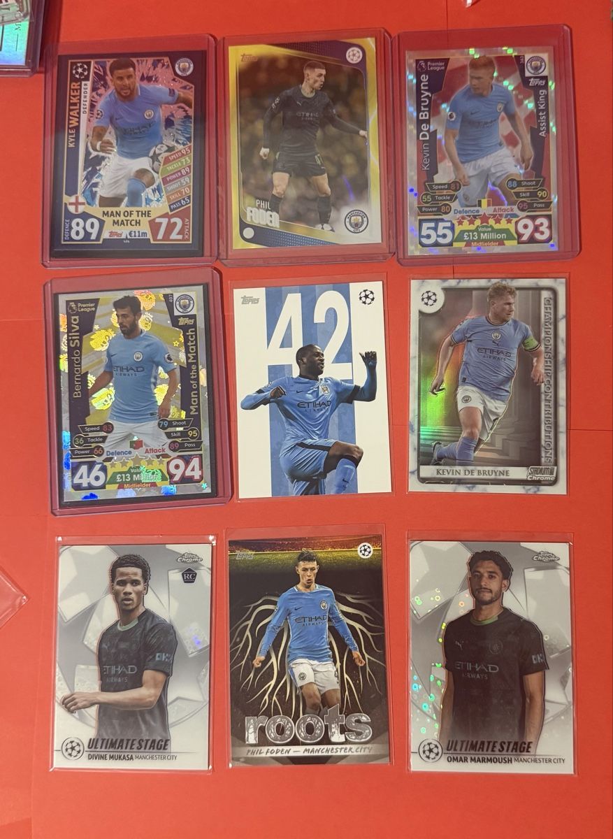 Topps Carte collezionabili: Manchester City Sammlung (Auto, Patch & nummerierte Karten) – Nuovo (secondo la descrizione) da Embrach venduto da BenzosCards 5