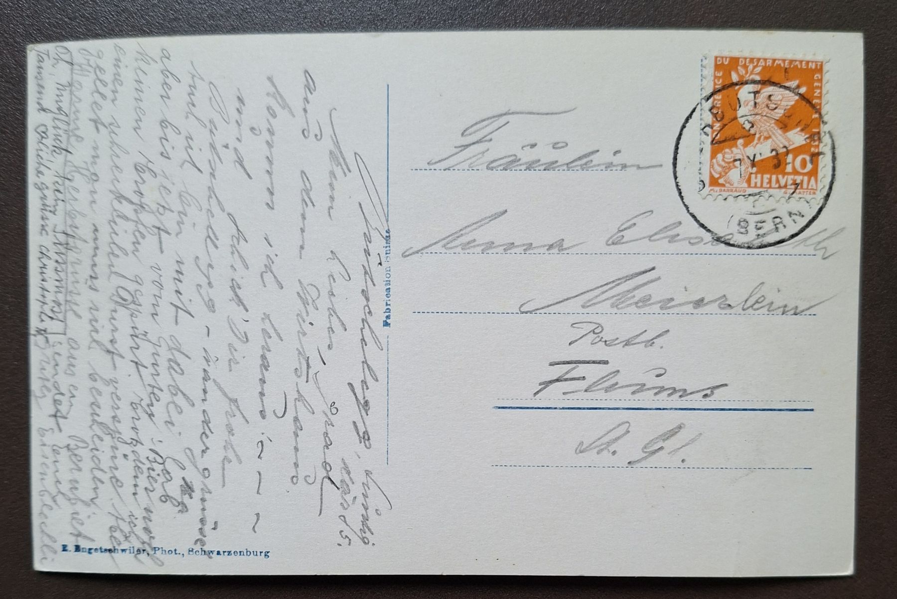 Cartes postales: Ansichtskarte Buetschelegg 1932 – D'occasion à Siebnen par Leissav 1