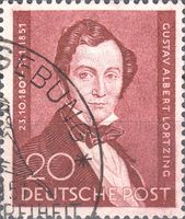 Berlin 74 100.Todestag von Albert Lortzing, Komponist gest.