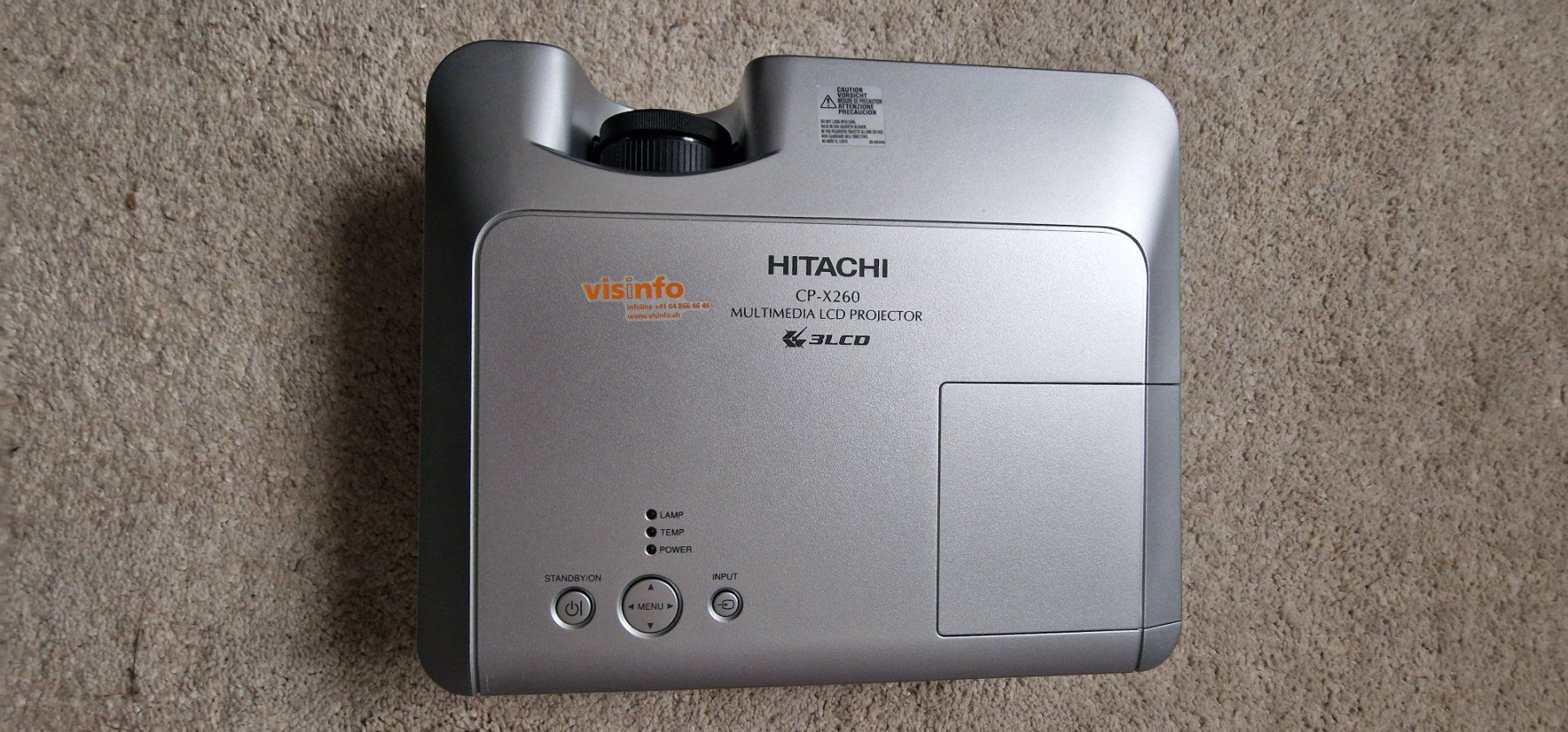 Hitachi Proiettori: Hitachi CP-X260 LCD Projector – Usato da Gerlafingen venduto da diotech 4