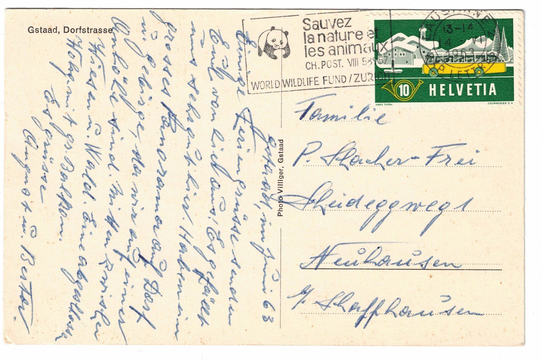 Cartes postales: Ansichtskarte Gstaad Dorfstrasse – D'occasion à Küsnacht ZH par scholli58 1
