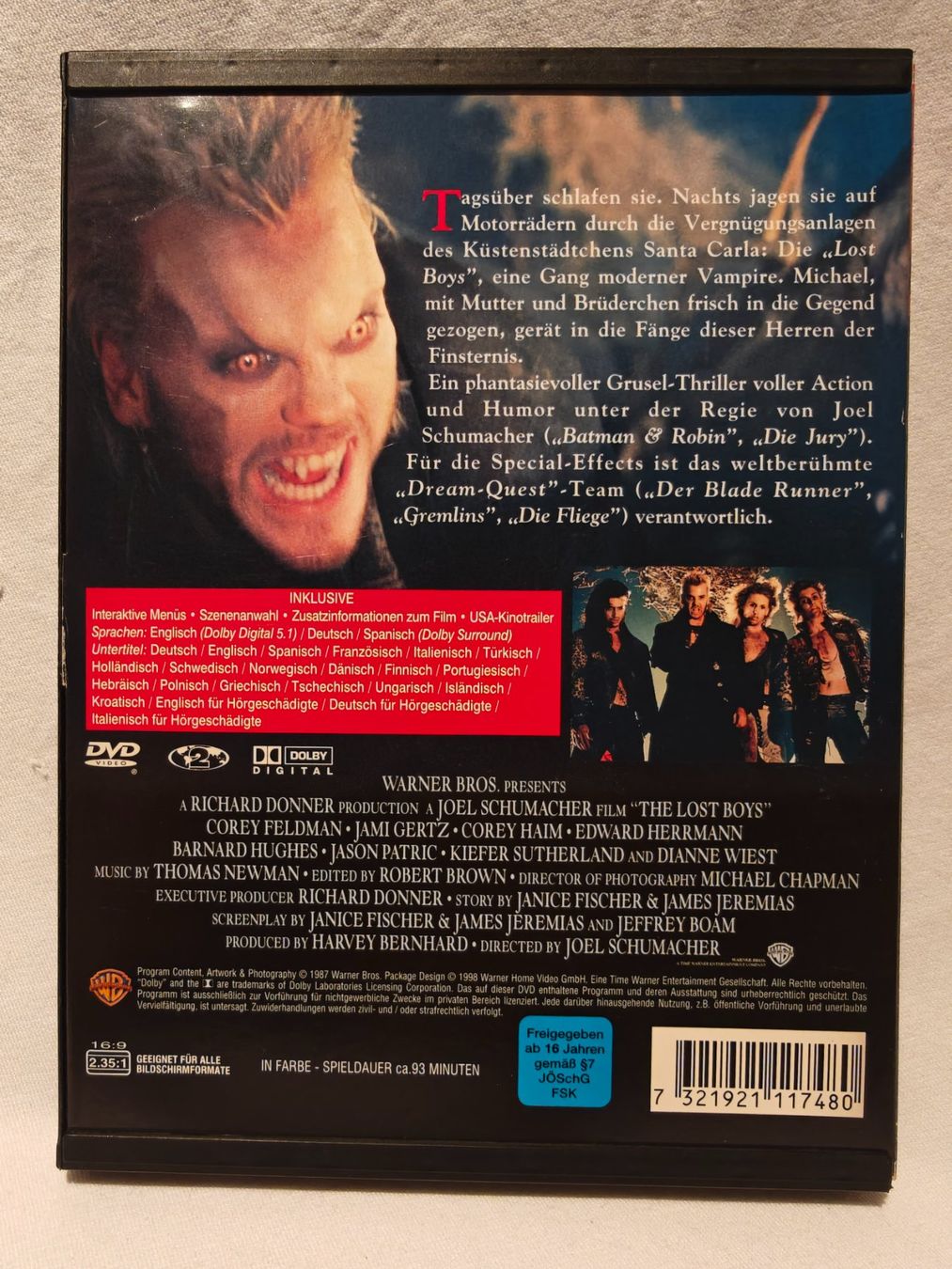 Tutti i DVDs: The Lost Boys – Usato da Gutenswil venduto da Vulcano21 2