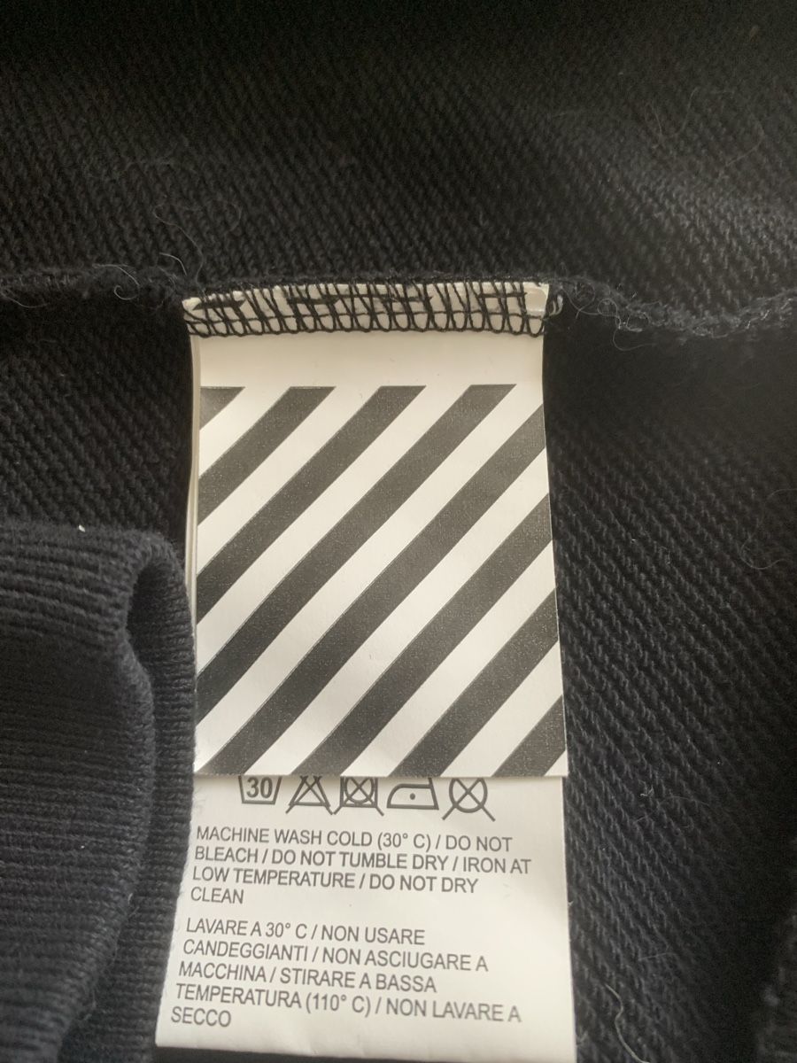 Off-White Maglioni & Felpe: Off-White Hoodie Stripe Zip – Usato da Thalwil venduto da cartm 5
