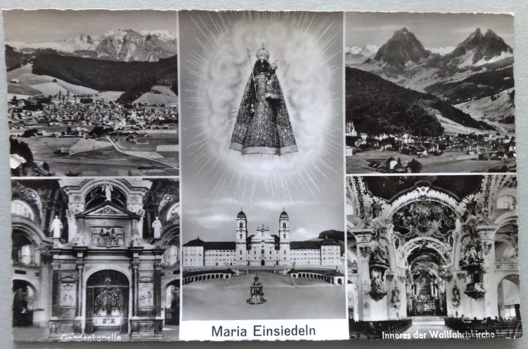 Cartoline postali: Maria Einsiedeln – Difettoso da Fétigny venduto da Billy2miny