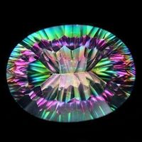 Topas 20.40 ct Oval VVS Brasilien farbig Edelstein