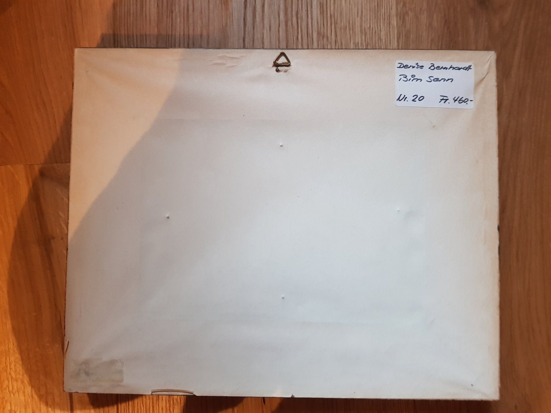 Gemälde: Gemälde Bild von Denise Bernhardt 1985 Bim Senn – Gebraucht aus Walterswil BE von Lonitti 6