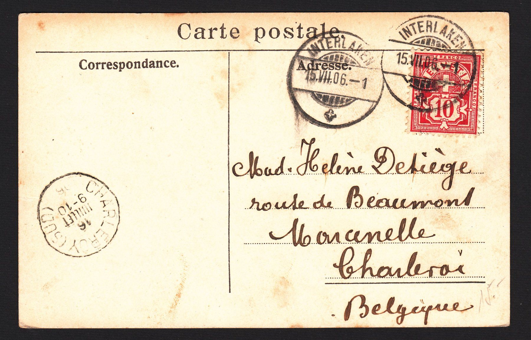 Cartoline postali: Vintage Ansichtskarte Eigergletscher, Eingang zur Eishöhle! – Usato da Brienz BE venduto da Diliplunz 1