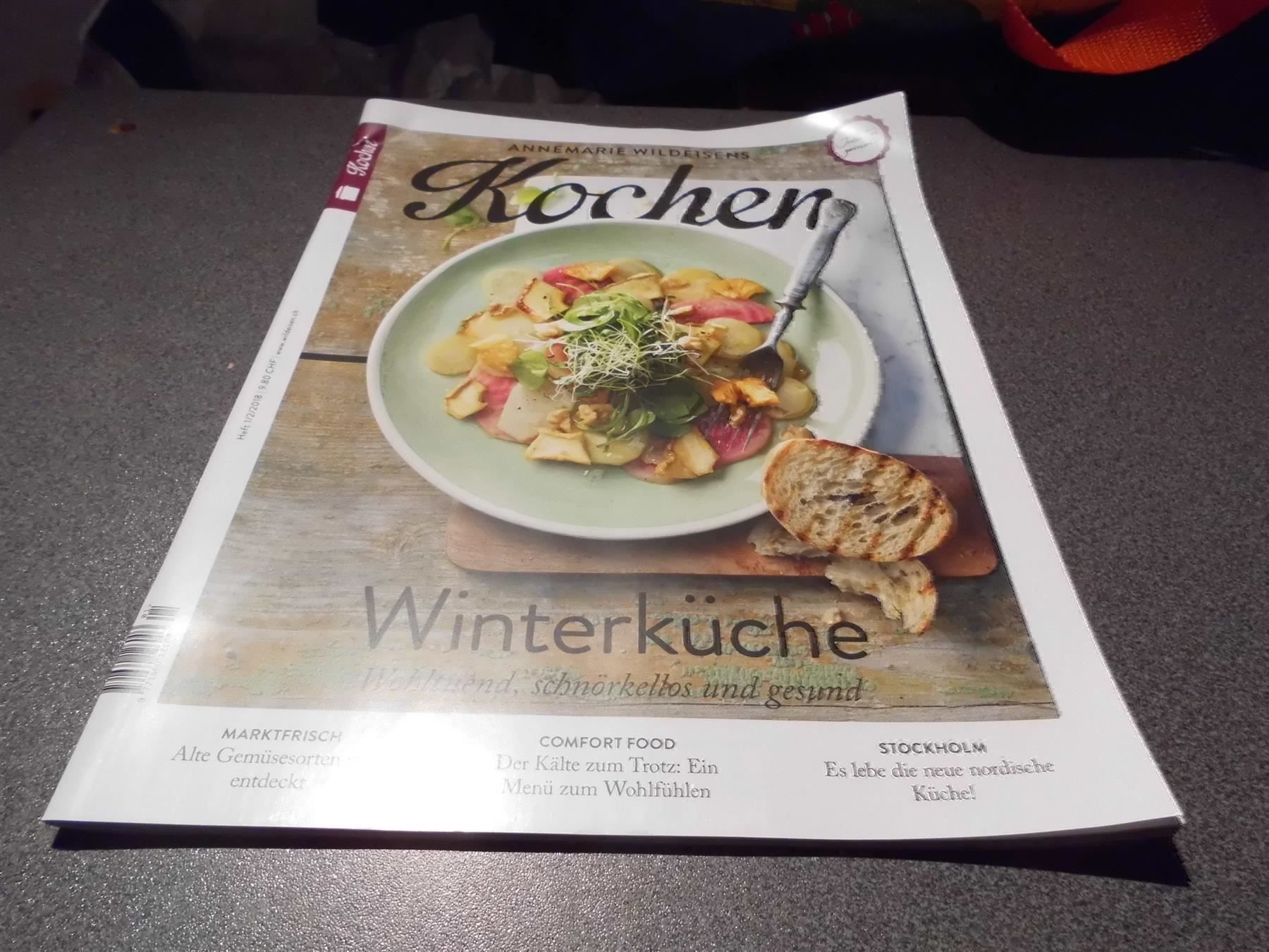 Riviste & Magazine: Annemarie Wildeisens Kochen, 1.2.2018 – Usato da Zürich venduto da Motzkuh