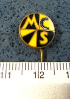 MOTORSPORT-CLUB STUTTGART ENAMEL ANSTEXCKNADEL VINTAGE OLDI