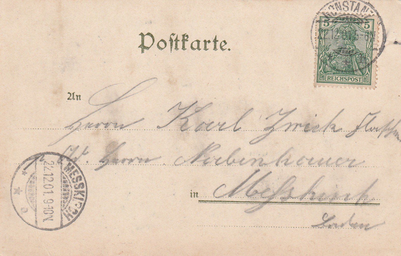 Cartoline postali: Konstanz mit Fröschen – Usato da Rorschacherberg venduto da fratovi2 1