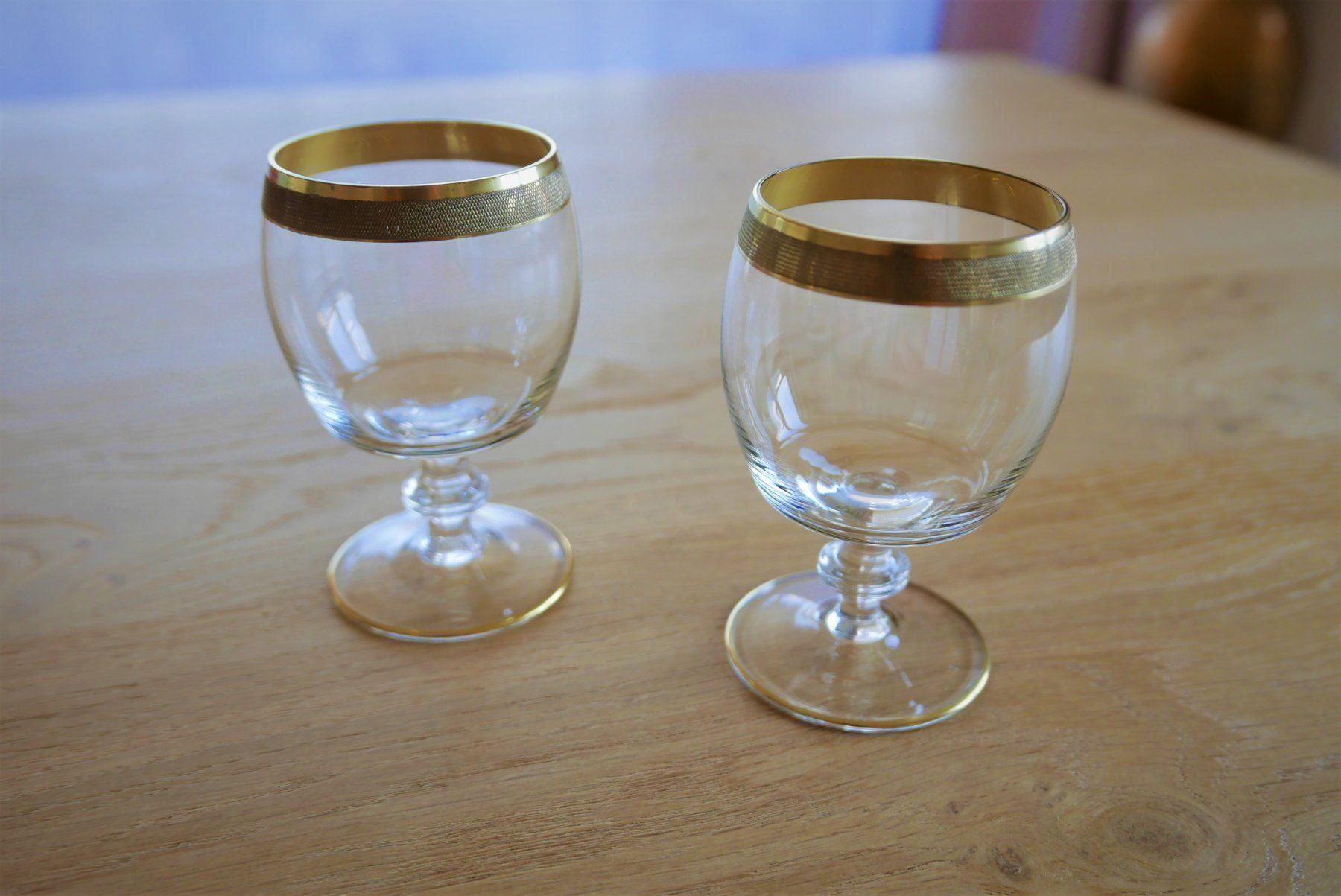 Bicchieri: Gläser mit goldenem Rand – Usato da Zürich venduto da vals02