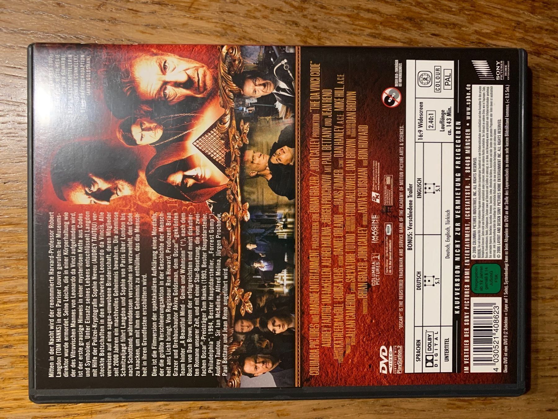Tutti i DVDs: THE DA VINCI CODE - SAKRILEG – Usato da Reichenbach im Kandertal venduto da Cellobello11 1