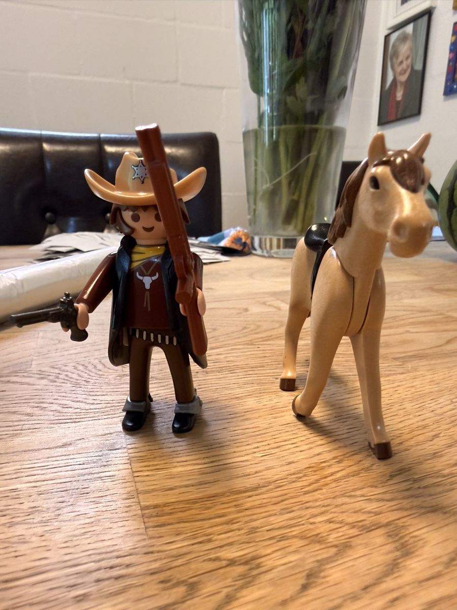 Playmobil Giocattoli: Playmobil Cowboy mit Pferd – Usato da Zürich venduto da amicitia_77 1