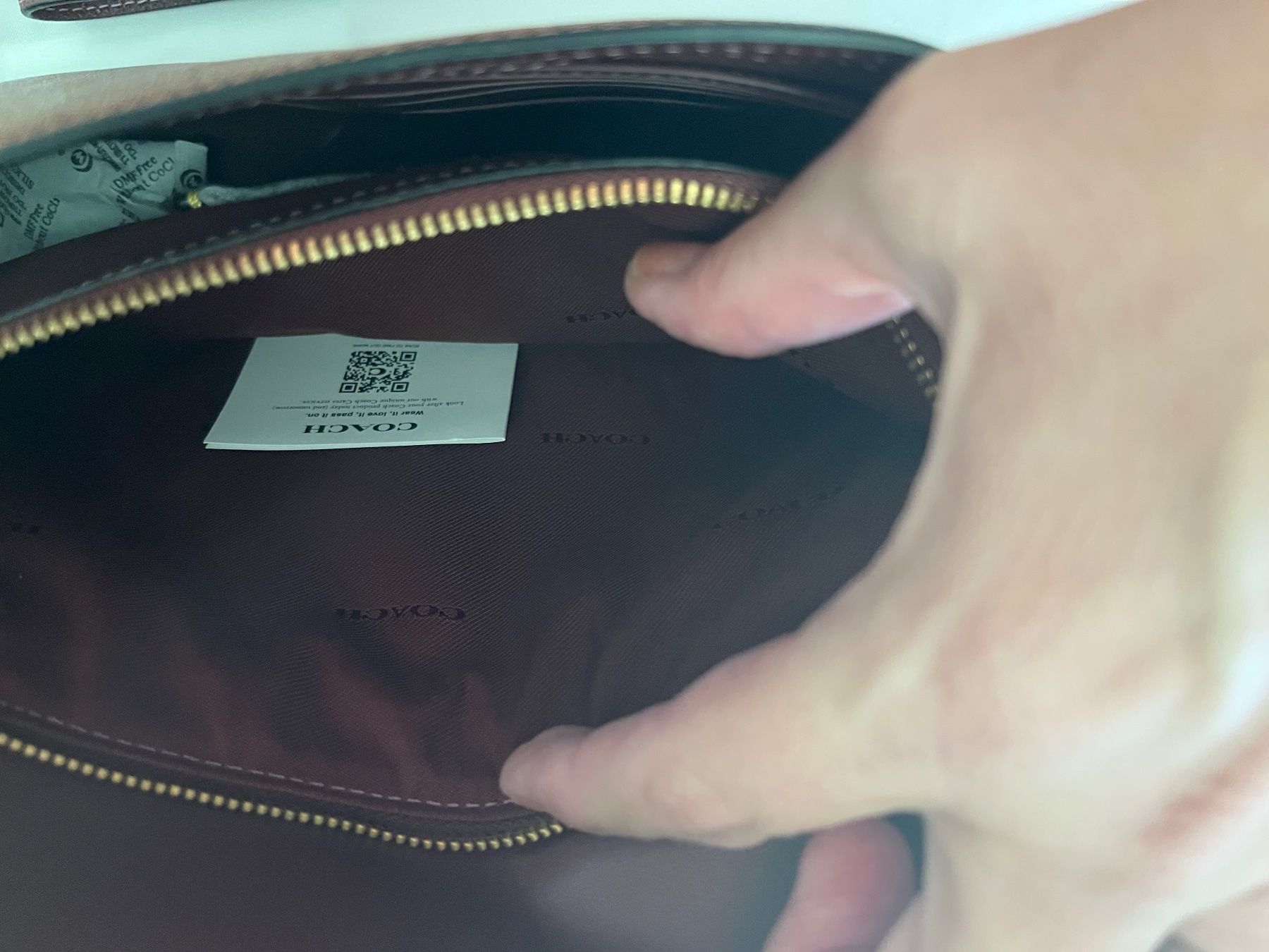 Coach Sacs femmes: Coach Wine leather clutch – Neuf avec emballage d'origine à Reinach BL par pinklemonade 4
