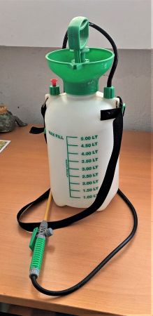 Sprühgerät – Druckspeicher- Sprühflasche Migros 5 Liter