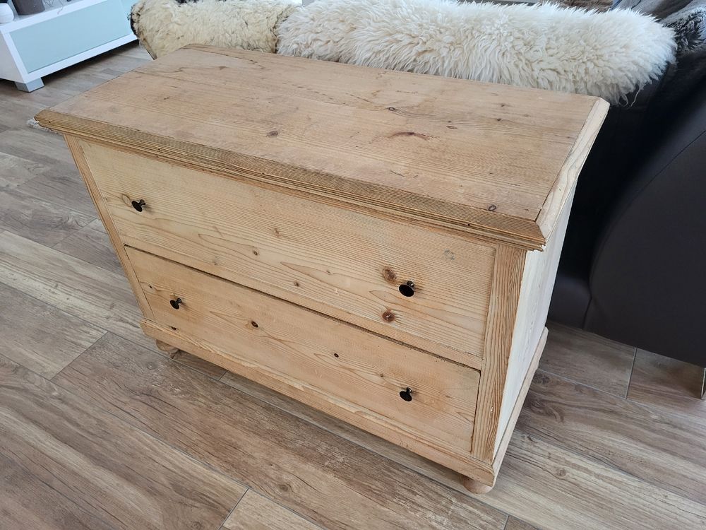 Hocker Truhe Nachttisch Kommode – Polsterhocker Mit Staufach, Baumwolle/Stoff, Grau, Ottomane Im Kofferdesign