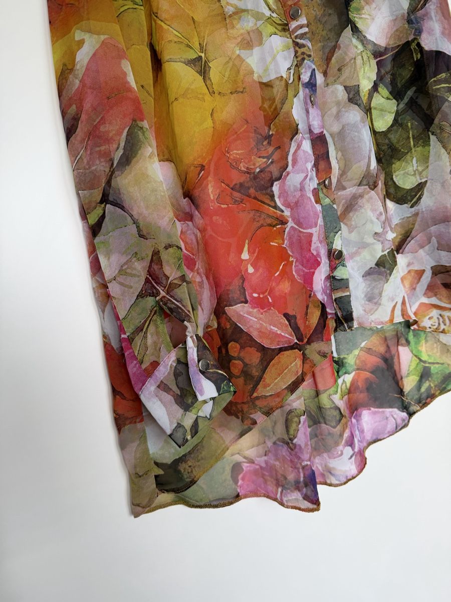 Blusen: Bluse Bunt Floral Muster Gr 36 S – Gebraucht aus Oberuzwil von PreownedAllure 2