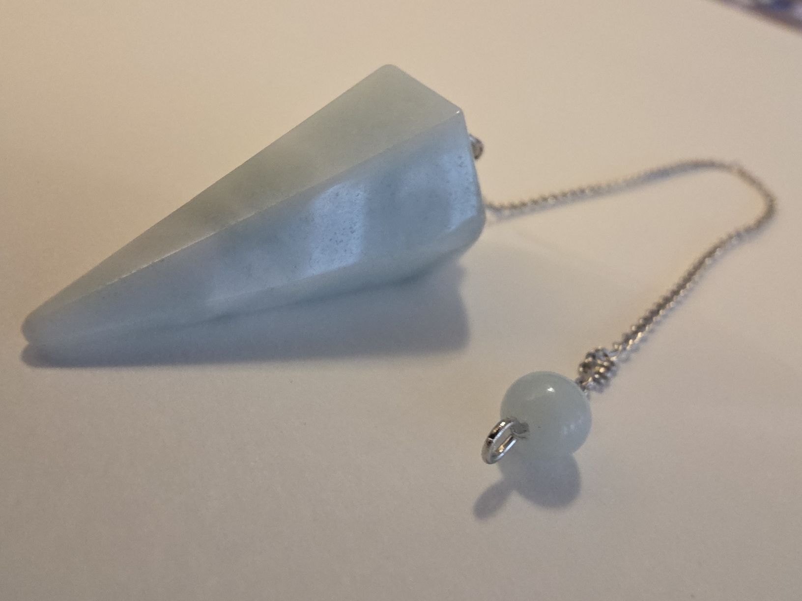 Minerali & Pietre curative: Amazonit Pendel Länge 4 x 2cm. – Nuovo e nell'imballaggio originale da Menziken venduto da Mirager 3