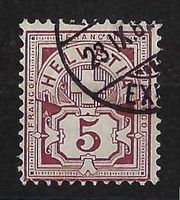 Z/54, 5 RP. ZIFFER WEISSES PAPIER, 0