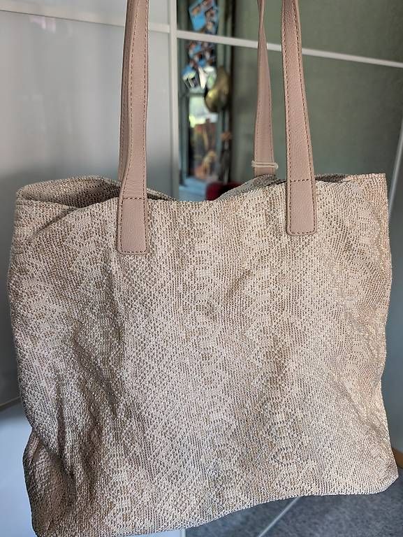 Taschen für Damen: Sommerliche Stoff-Tasche mit Quaste – Gebraucht aus Konolfingen von Honey870 3