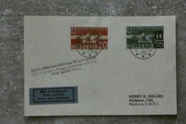 Reg. Flug Zürich-Budapest 20.IV.36, RF 36.1 a