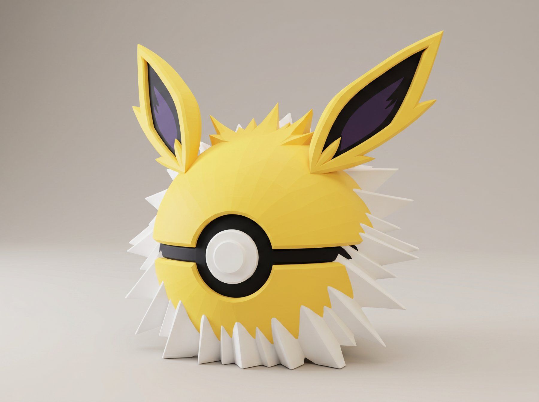 Statuette: Pokeball Jolteon - 3D Printed – Nuovo (secondo la descrizione) da Ligornetto venduto da Nero_Forma_3D