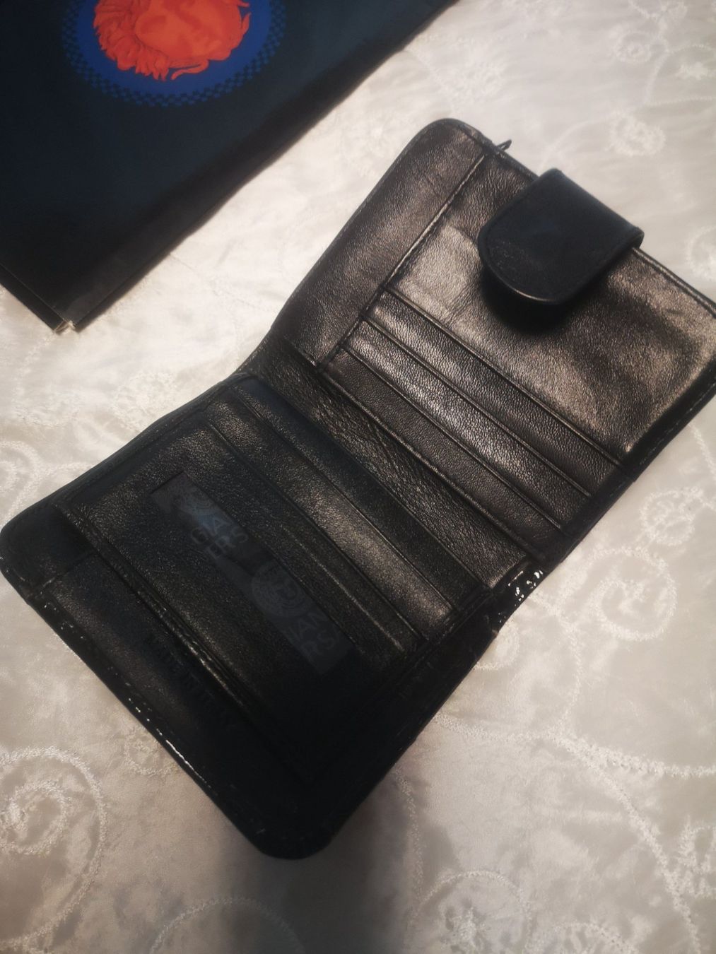 Versace Portamonete: GIANNI VERSACE Lackleder-Portemonnaie – Nuovo (secondo la descrizione) da Derendingen venduto da silverstone1961 3