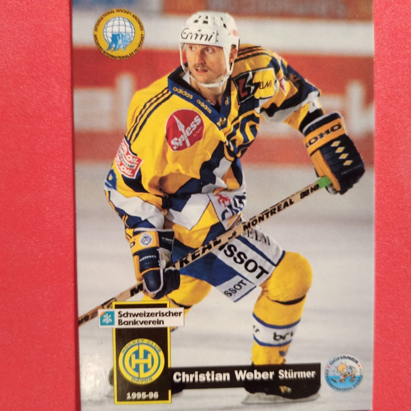 Carte collezionabili: Christian Weber - HCD - 1995/96 – Usato da Dübendorf venduto da kb86_MOVIE