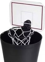 Panier de basket applaudissant / corbeille