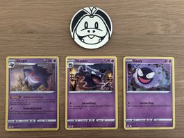 Pokemon Gengar Entwicklung mit Münze