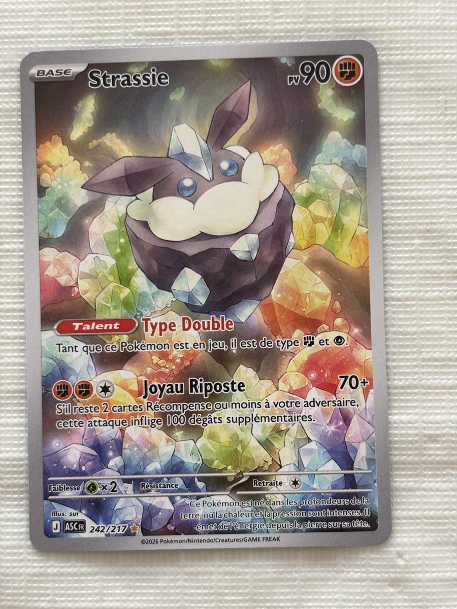 Pokémon Carte collezionabili: Carte Pokémon STRASSIE asc 242 fr – Nuovo (secondo la descrizione) da lausanne venduto da helderj