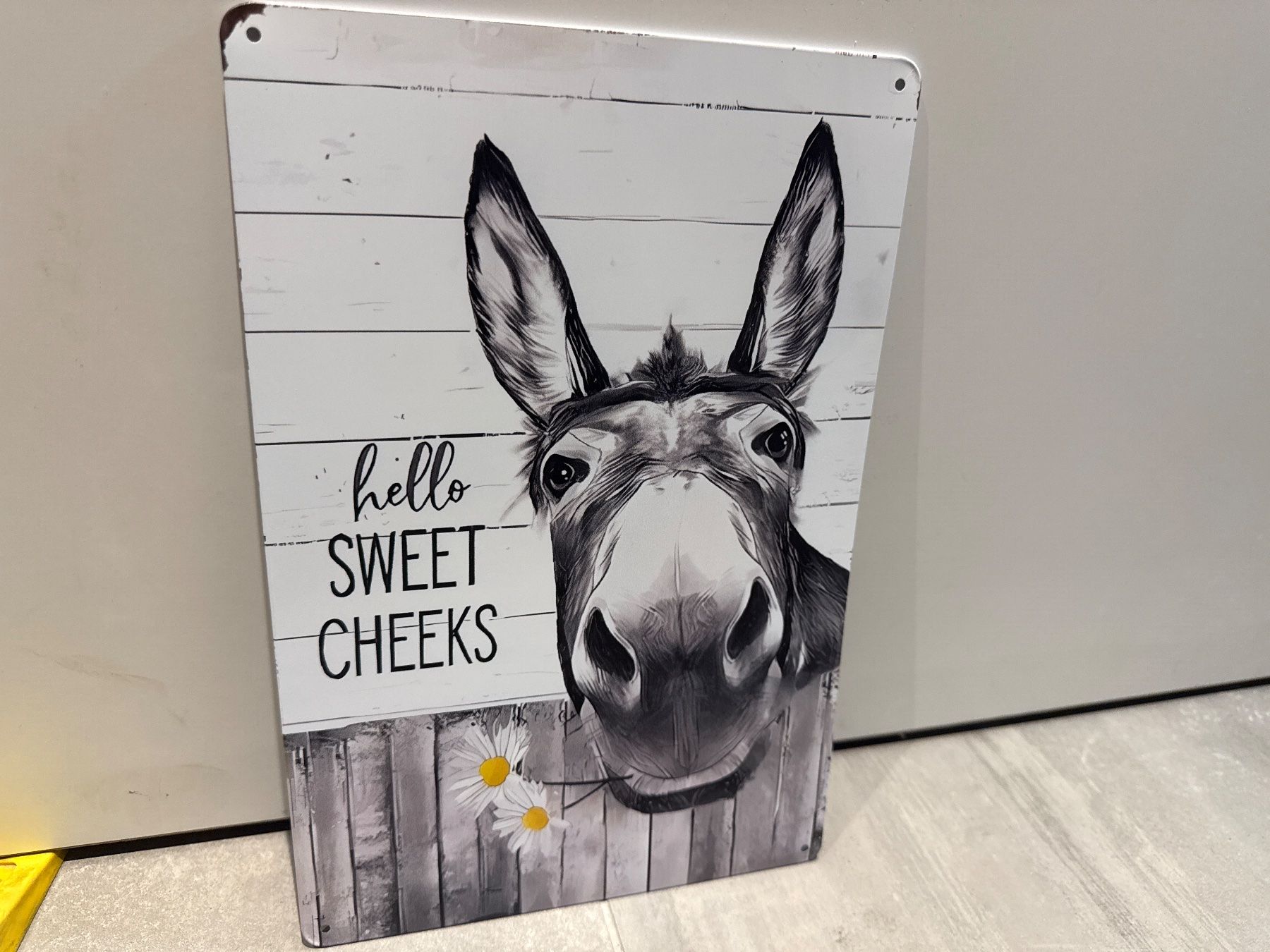 Ecriteaux: Hello SWEET CHEEKS / ANGEBOT METALL SCHILD – Neuf avec emballage d'origine à Seon par Aaargauer01 7