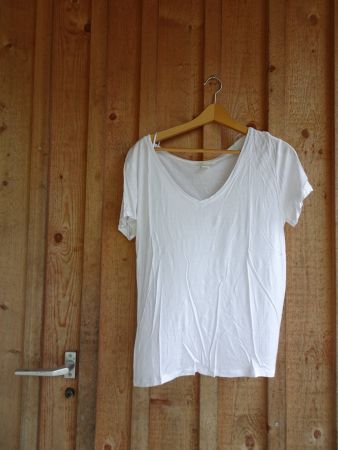 Uni weisses H&M T'Shirt Gr. M - 42566