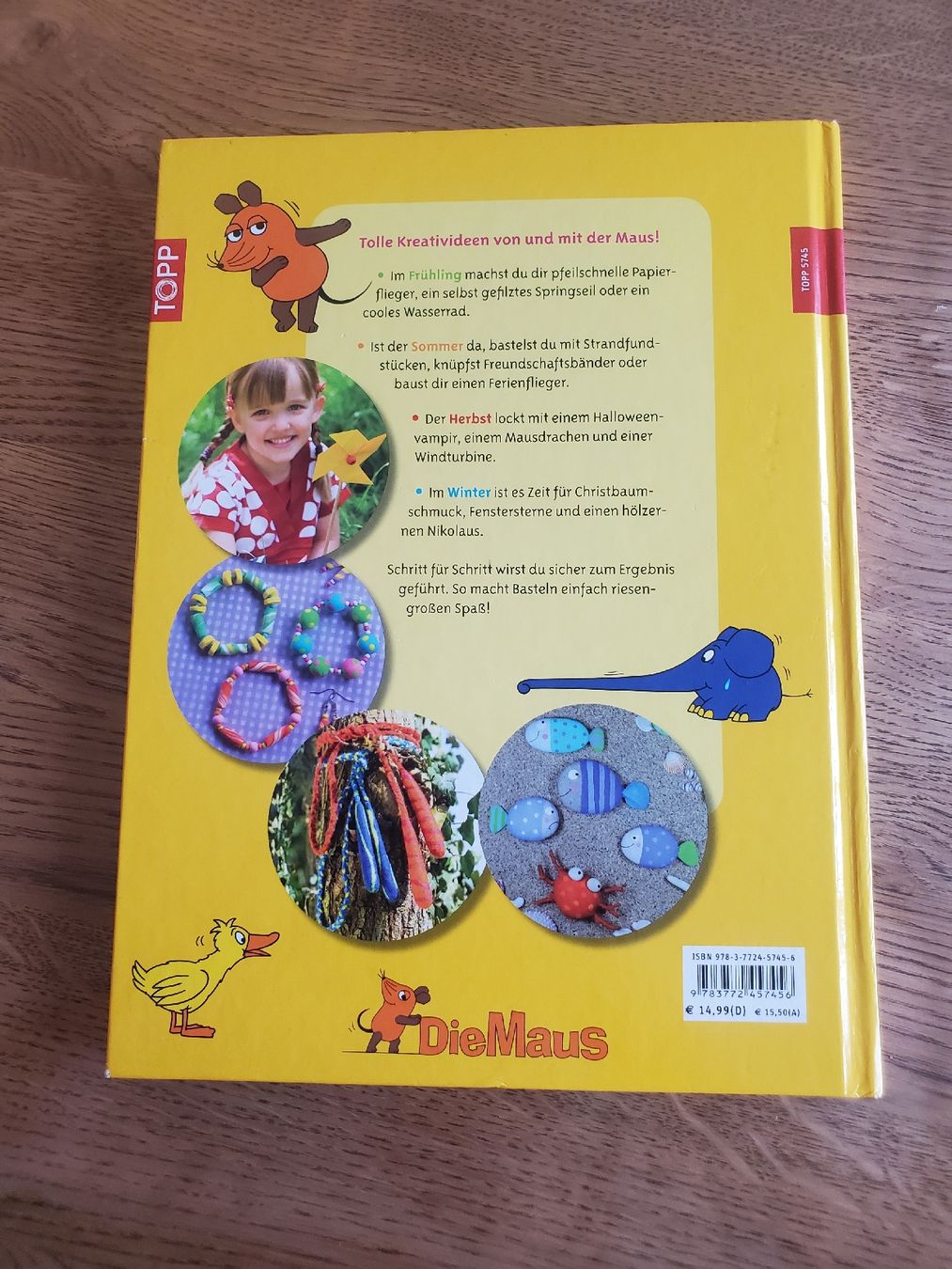 Libri: Bastelbuch Die Sendung mit der Maus TOPP Hardcover – Usato da Frauenfeld venduto da BeneFull 1