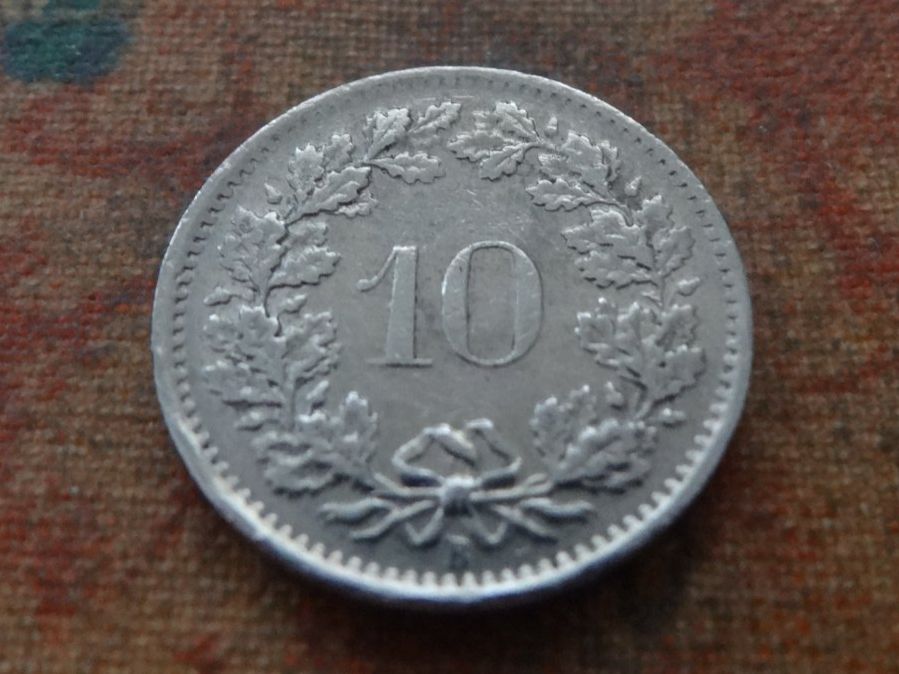 Tutti le monete: 10 Rp. 1968 – Usato da Romanel-sur-Lausanne venduto da Swift13 1