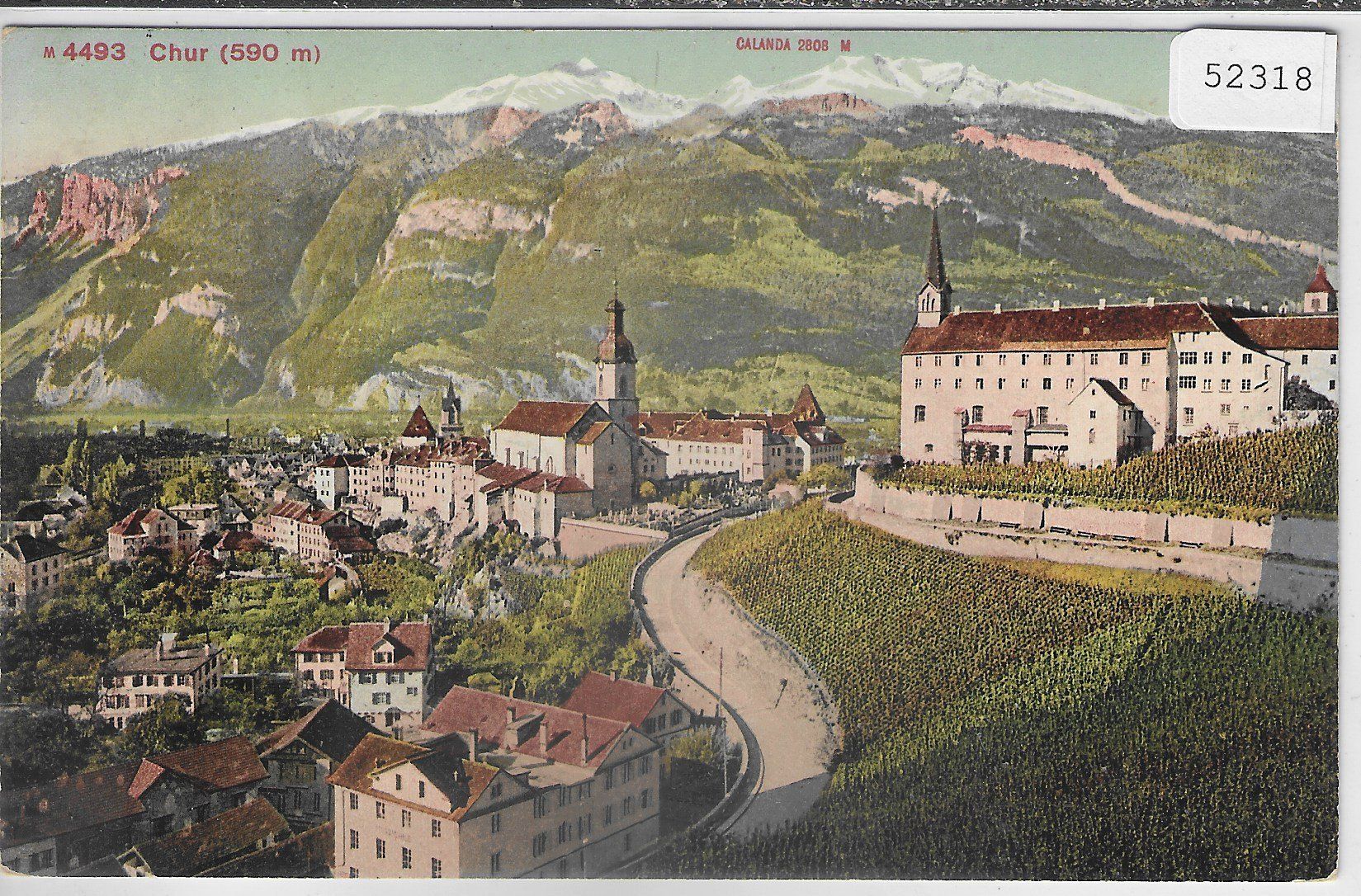 Cartes postales: Chur - Generalansicht - Litho – D'occasion à Ettingen par Kartenplanet