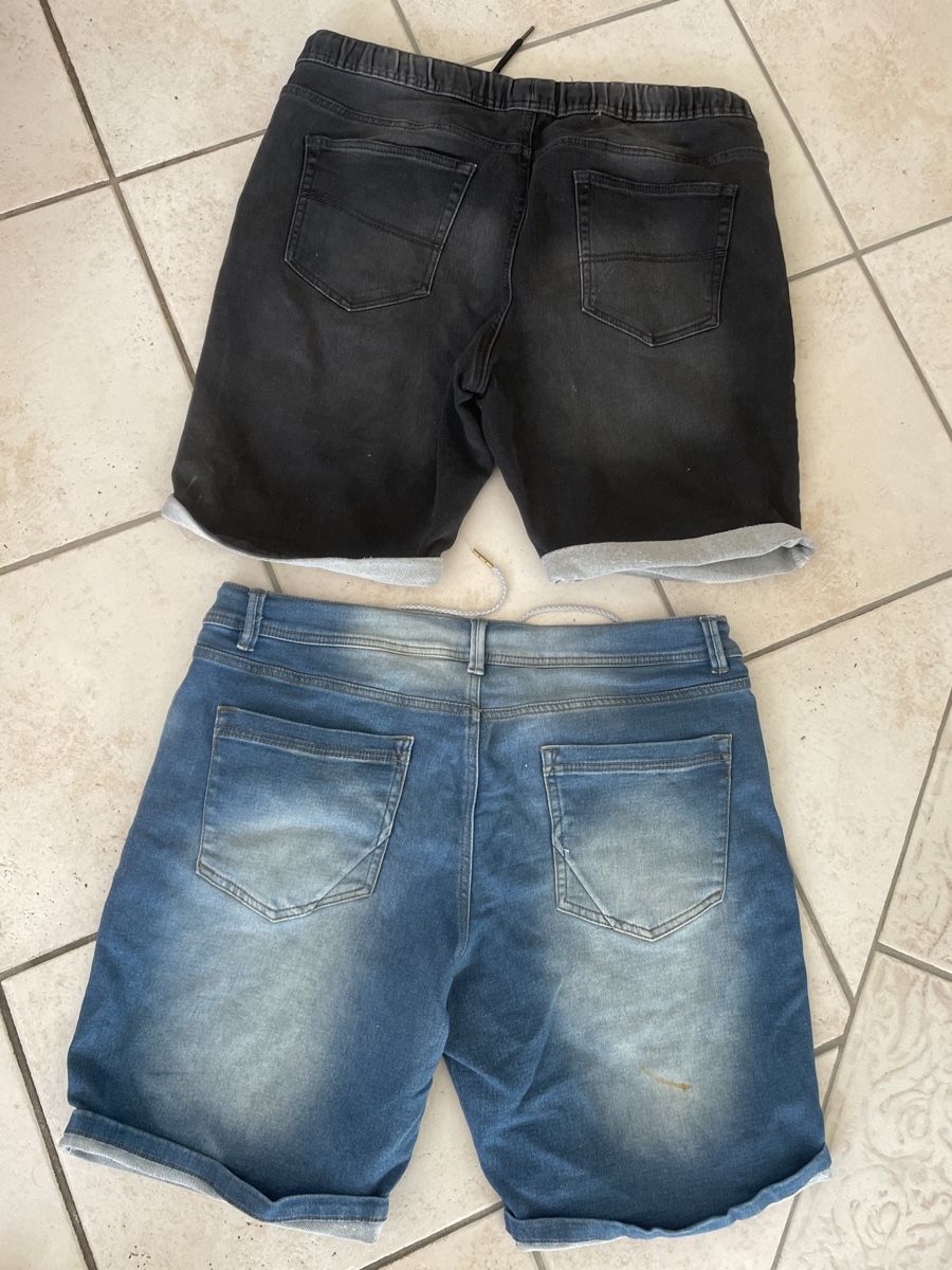 Pantaloni: 2 weiche jogg Jeans Shorts Gr.52/54 – Usato da Obergerlafingen venduto da cabo4 1
